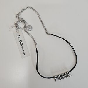 BCBG generation Fierce cord necklace